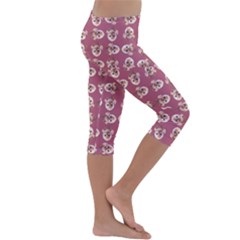 Kids  Lightweight Velour Capri Leggings  