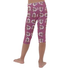 Kids  Lightweight Velour Capri Leggings  