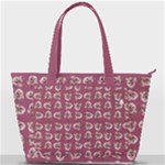 Whimsy Chickens Pattern Back Pocket Shoulder Bag 