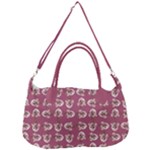 Whimsy Chickens Pattern Removable Strap Handbag