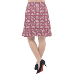 Fishtail Chiffon Skirt 