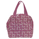 Whimsy Chickens Pattern Boxy Hand Bag