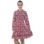 Whimsy Chickens Pattern All Frills Dress