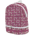 Whimsy Chickens Pattern Zip Bottom Backpack