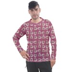 Whimsy Chickens Pattern Men s Pique Long Sleeve T-Shirt