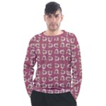 Whimsy Chickens Pattern Men s Long Sleeve Raglan T-Shirt