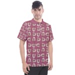 Whimsy Chickens Pattern Men s Polo T-Shirt