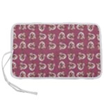 Whimsy Chickens Pattern Pen Storage Case (S)