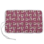 Whimsy Chickens Pattern Pen Storage Case (L)