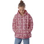 Whimsy Chickens Pattern Kids  Oversized Hoodie