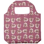 Whimsy Chickens Pattern Foldable Grocery Recycle Bag