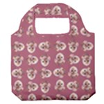 Whimsy Chickens Pattern Premium Foldable Grocery Recycle Bag