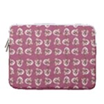 Whimsy Chickens Pattern 14  Vertical Laptop Sleeve Case With Pocket