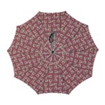 Whimsy Chickens Pattern Automatic Folding Umbrella with Case (Large)