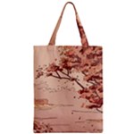 Pastel Nature , Art, Blue, Cute, Zipper Classic Tote Bag