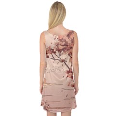 Sleeveless Satin Nightdress Back