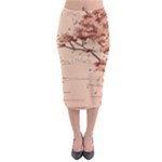 Pastel Nature , Art, Blue, Cute, Midi Pencil Skirt