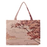 Pastel Nature , Art, Blue, Cute, Medium Tote Bag