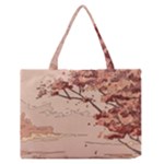 Pastel Nature , Art, Blue, Cute, Zipper Medium Tote Bag