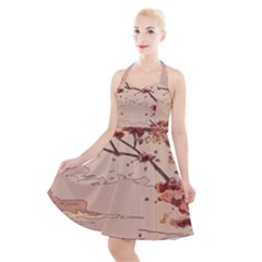 Halter Party Swing Dress  