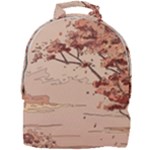 Pastel Nature , Art, Blue, Cute, Mini Full Print Backpack