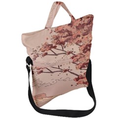 Fold Over Handle Tote Bag 