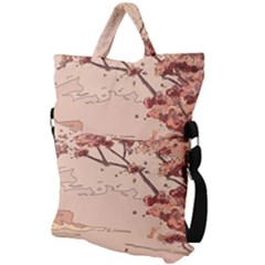 Fold Over Handle Tote Bag 