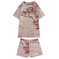 Kids  Swim T-Shirt and Shorts Set 