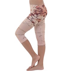 Kids  Lightweight Velour Capri Leggings  