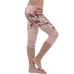 Kids  Lightweight Velour Capri Leggings  