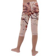 Kids  Lightweight Velour Capri Leggings  