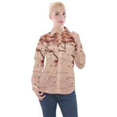 Women s Long Sleeve Pocket Shirt 