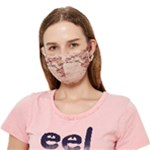 Pastel Nature , Art, Blue, Cute, Crease Cloth Face Mask (Adult)