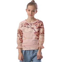 Kids  Cuff Sleeve Top 