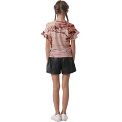 Kids  Cut Out Flutter Sleeves 