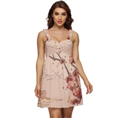 Ruffle Strap Babydoll Chiffon Dress 