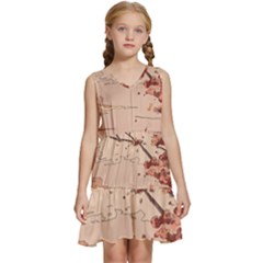 Kids  Sleeveless Tiered Mini Dress 