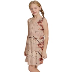 Kids  Sleeveless Tiered Mini Dress 