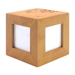 Wood Photo Frame Cube 