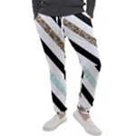 Pattern, Black, Blue, Gold, Lines, Stripes Men s Jogger Sweatpants