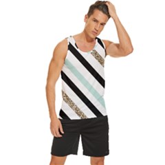 Men s Wide Collar Tank Top 