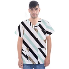 Men s V-Neck Scrub Top 