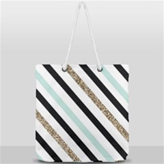 Full Print Rope Handle Tote (Large) 