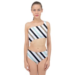 Spliced Up Two Piece Swimsuit 