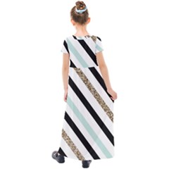 Kids  Short Sleeve Maxi Dress 