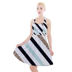 Halter Party Swing Dress  