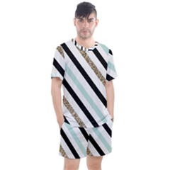 Men s Mesh T-Shirt and Shorts Set 