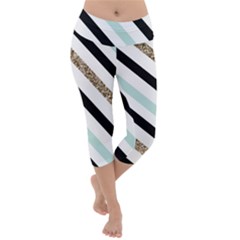 Lightweight Velour Capri Yoga Leggings 