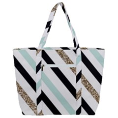 Zip Up Canvas Bag 