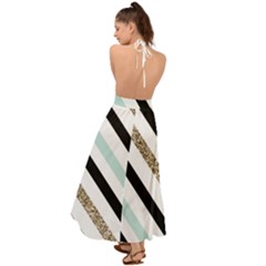 Backless Maxi Beach Dress 